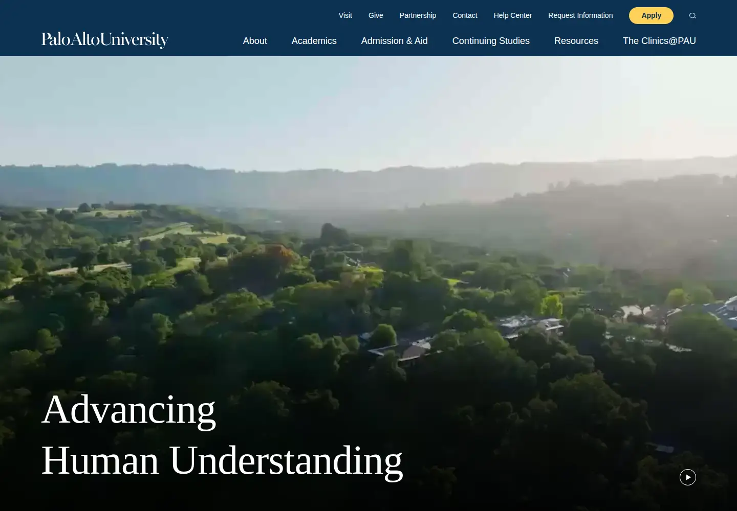 Screenshot of paloaltou.edu