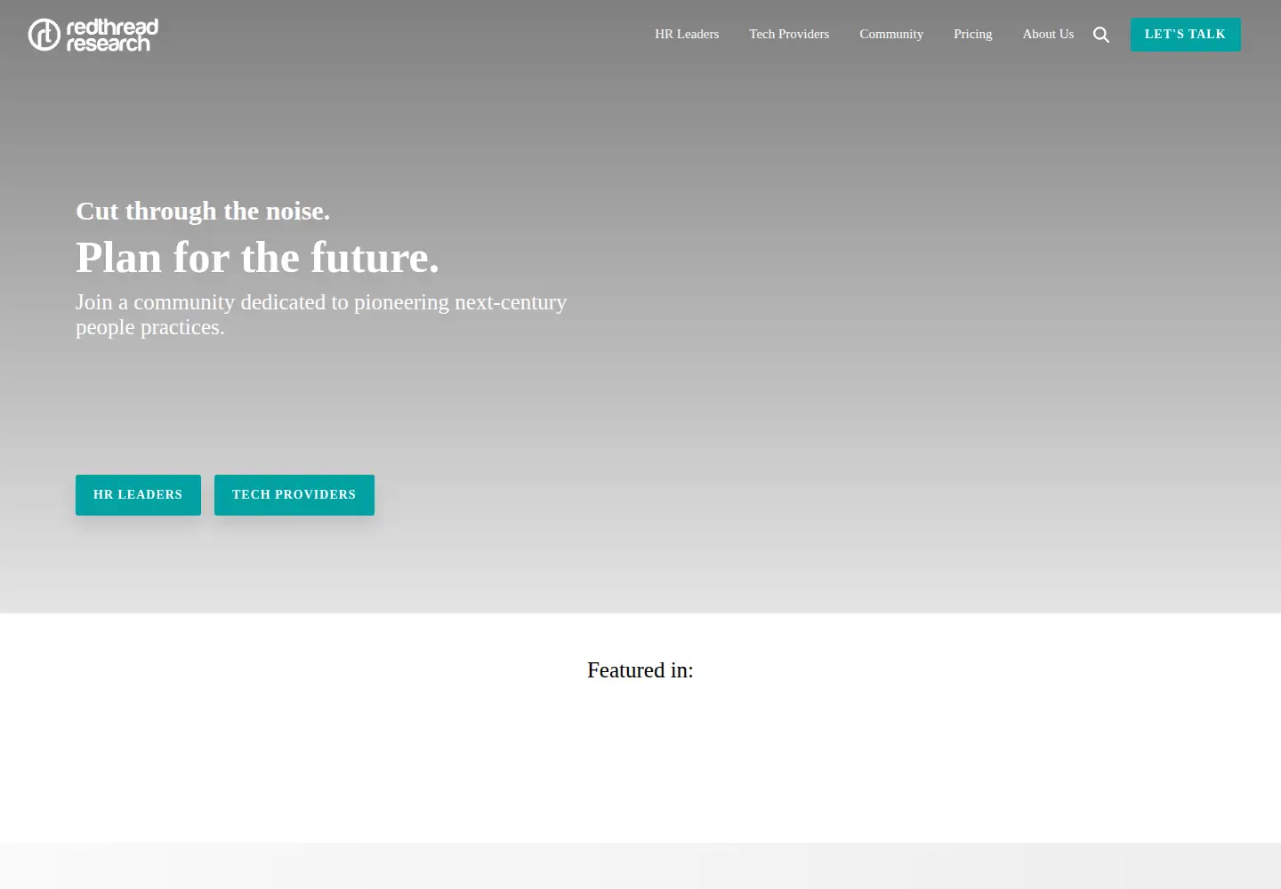 Screenshot of redthreadresearch.com