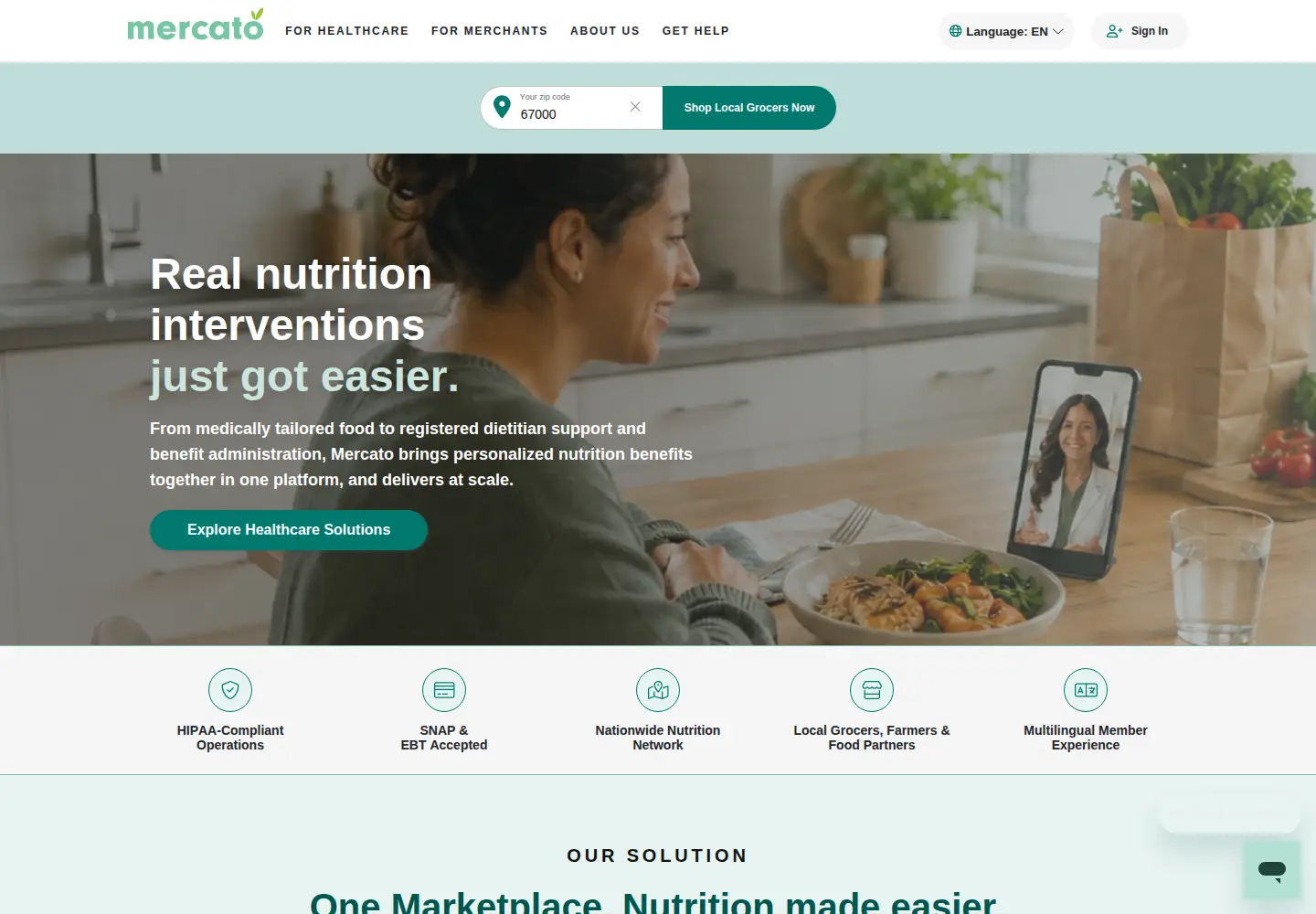 Screenshot of mercato.com