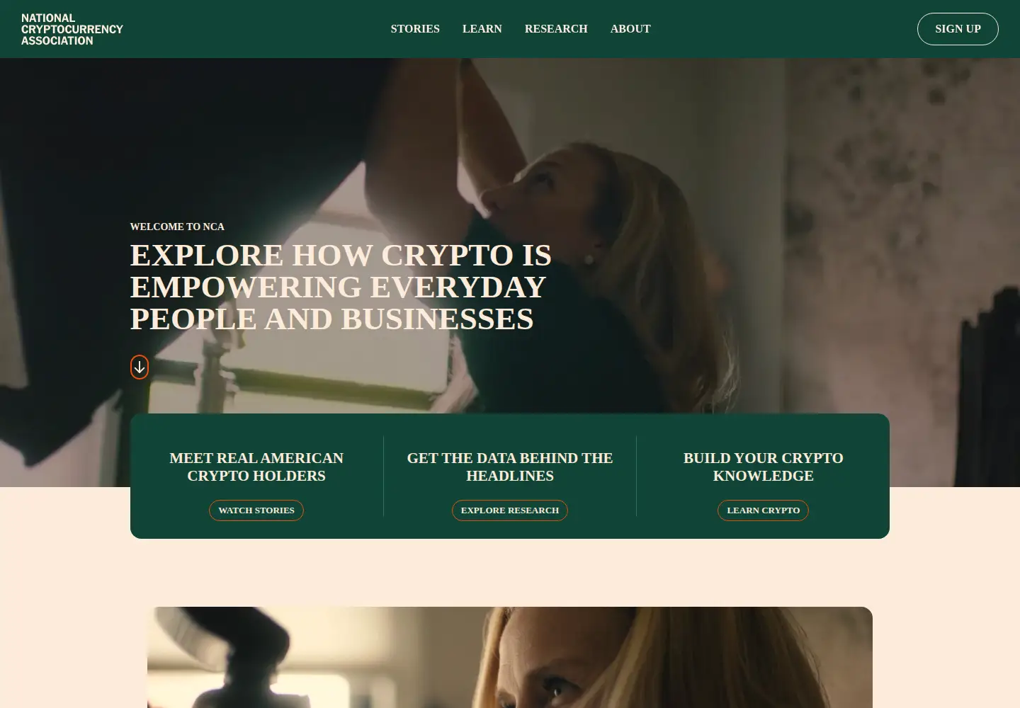 Screenshot of nca.org