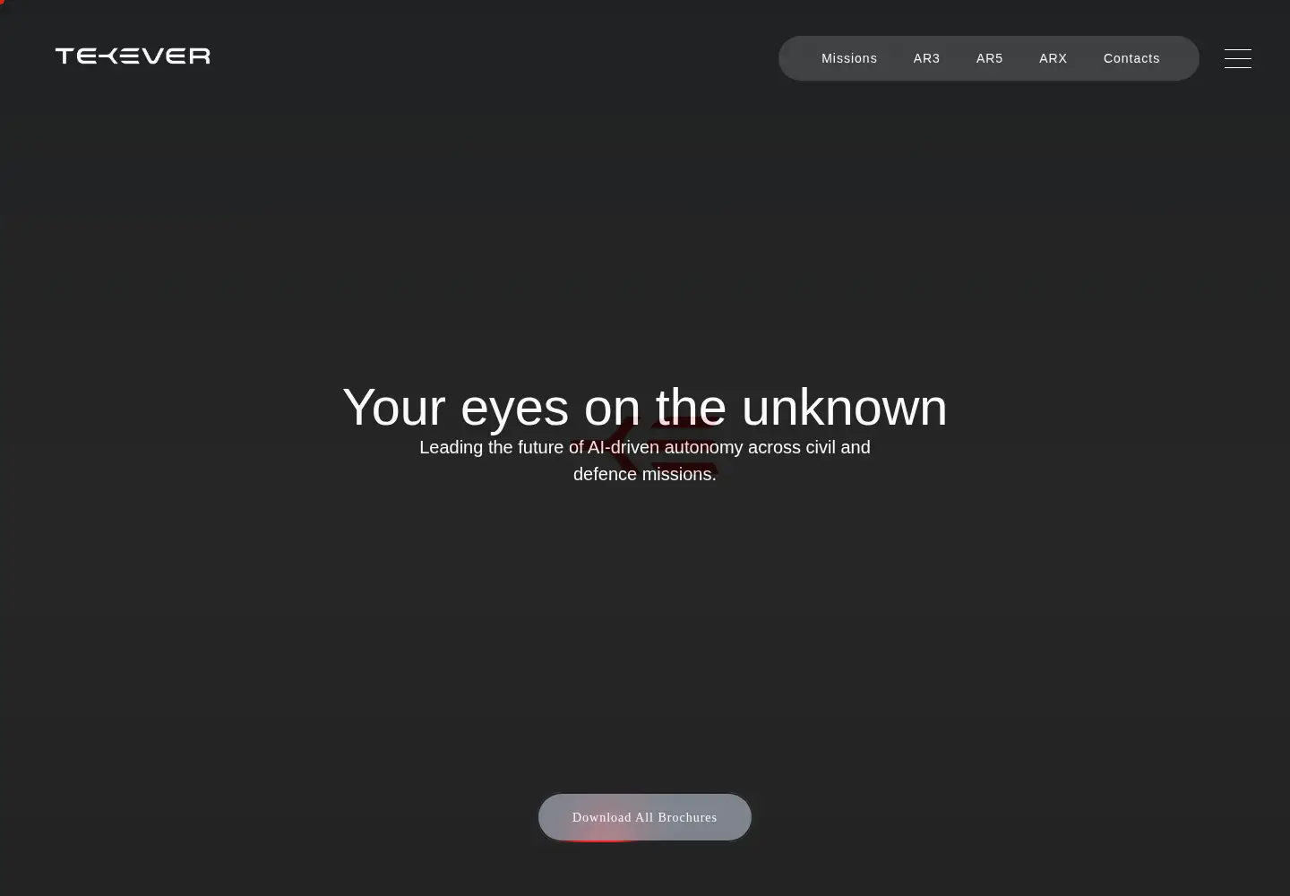 Screenshot of tekever.com
