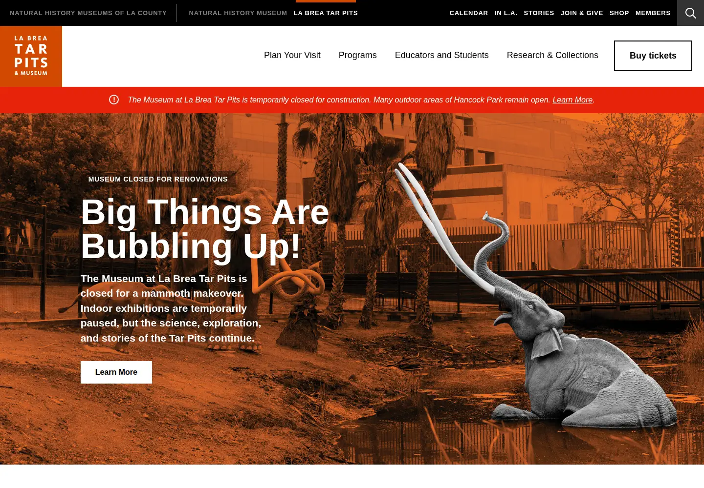 Screenshot of tarpits.org