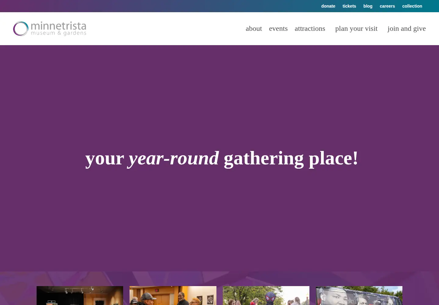 Captured homepage of minnetrista.net in the current scan