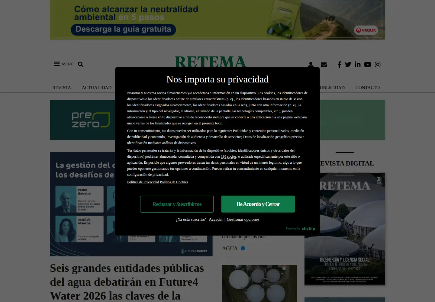 Screenshot of retema.es