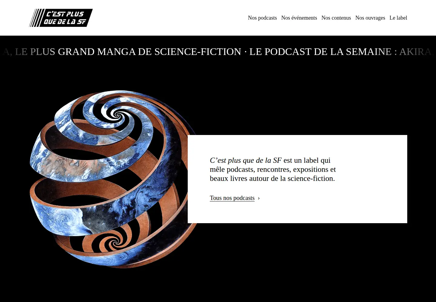 Captured homepage of cestplusquedelasf.com in the current scan