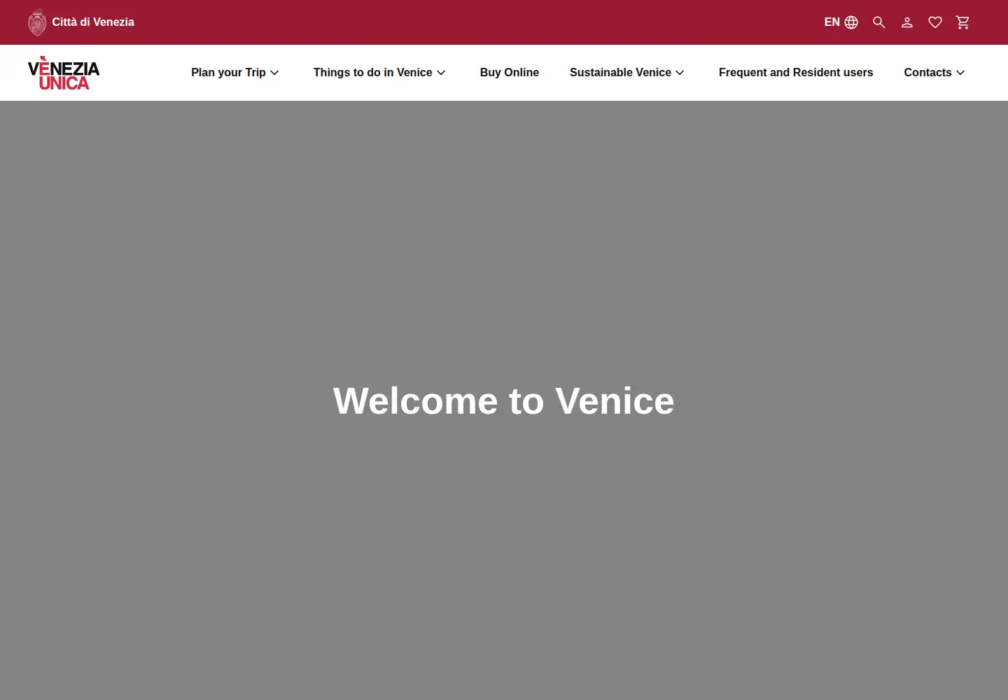Screenshot of veneziaunica.it