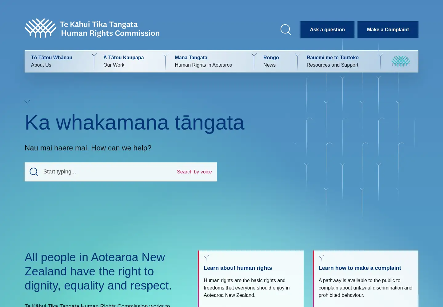 Screenshot of hrc.co.nz