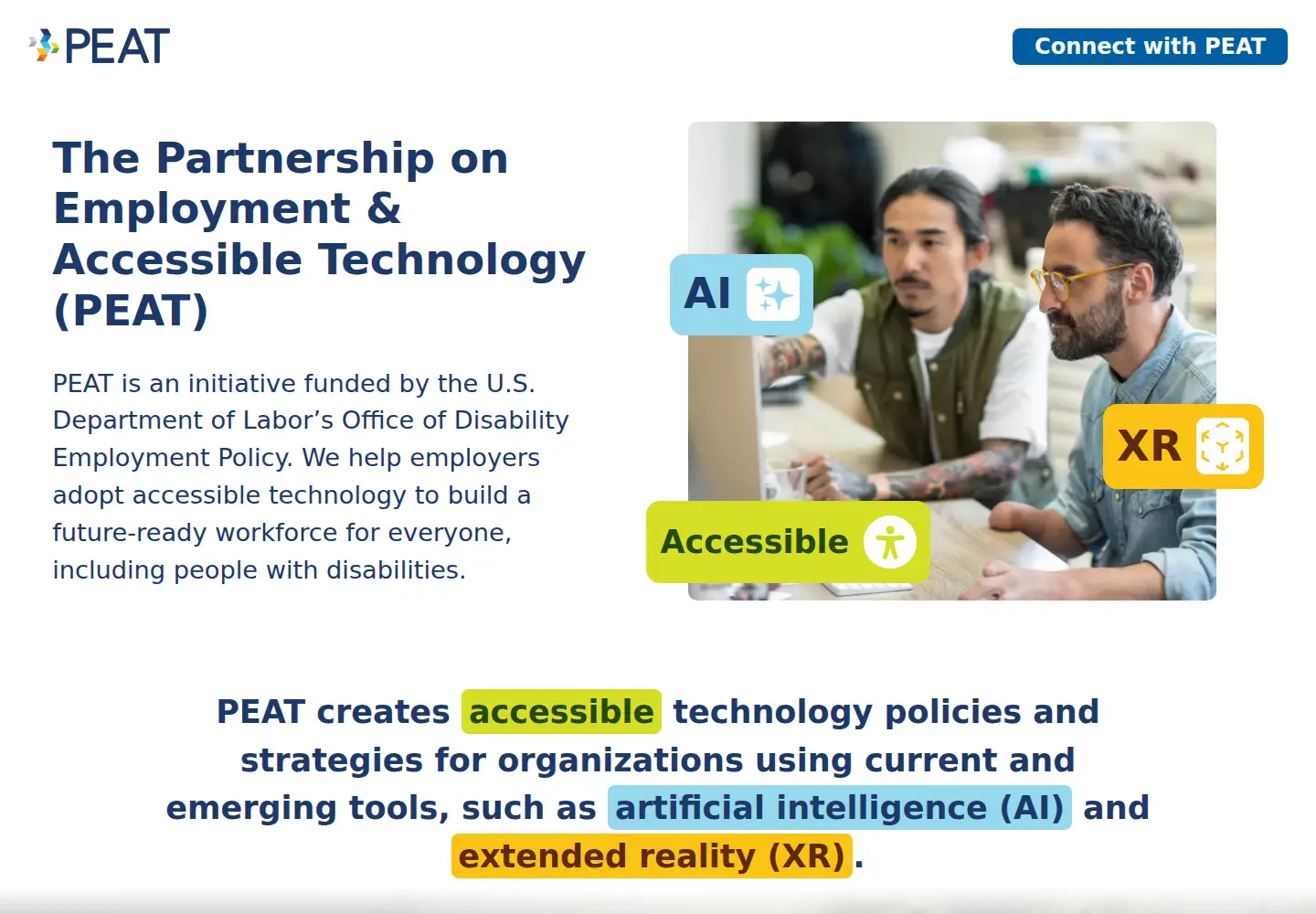 Screenshot of peatworks.org