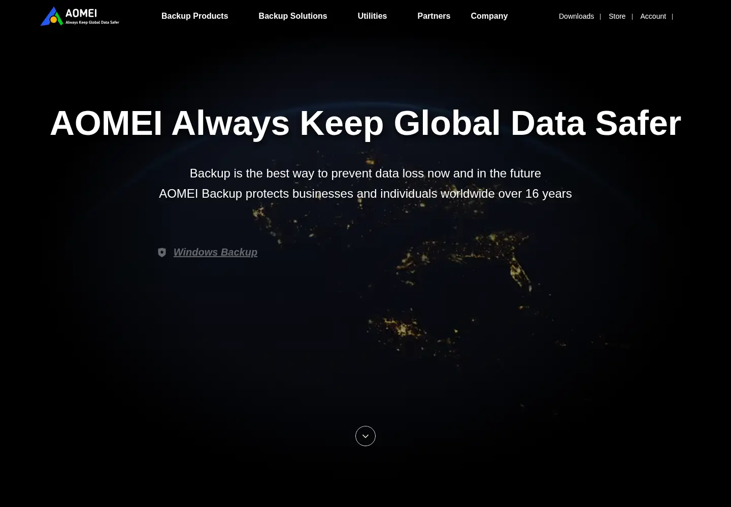 Screenshot of aomeitech.com