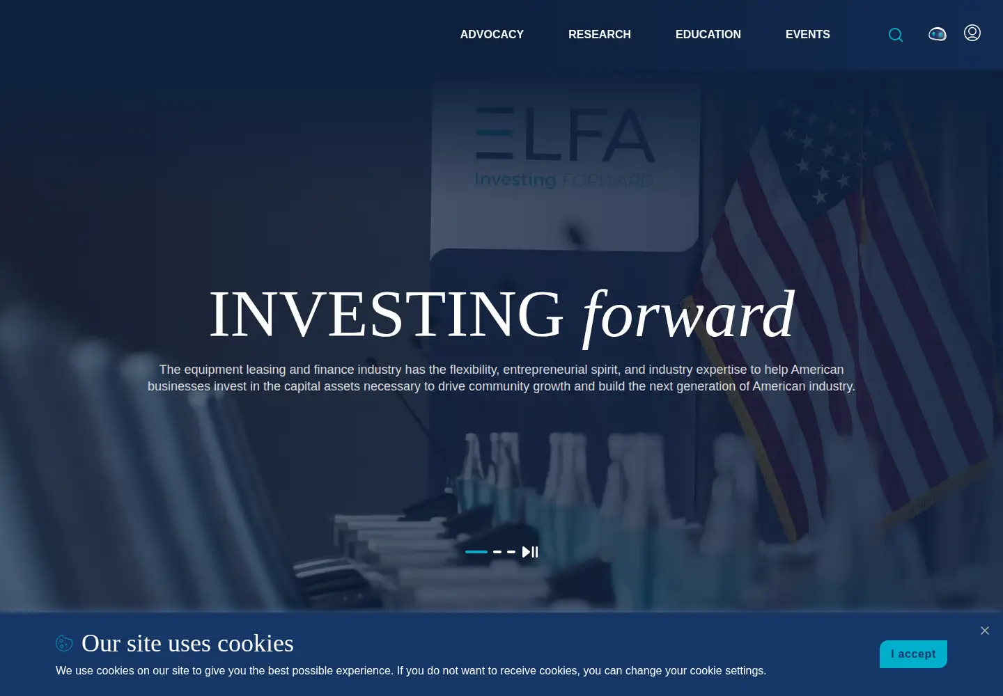 Captured homepage of elfaonline.org in the current scan