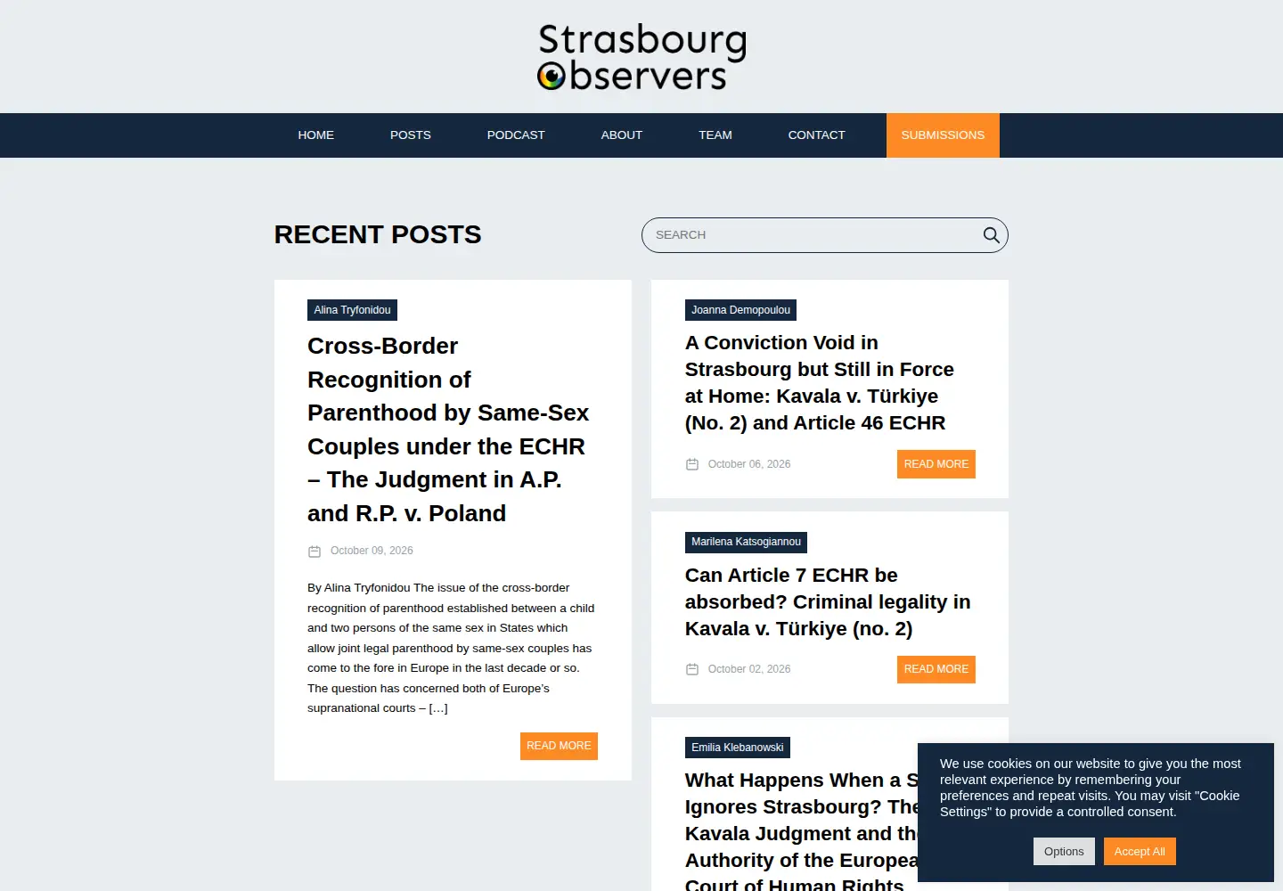 Screenshot of strasbourgobservers.com