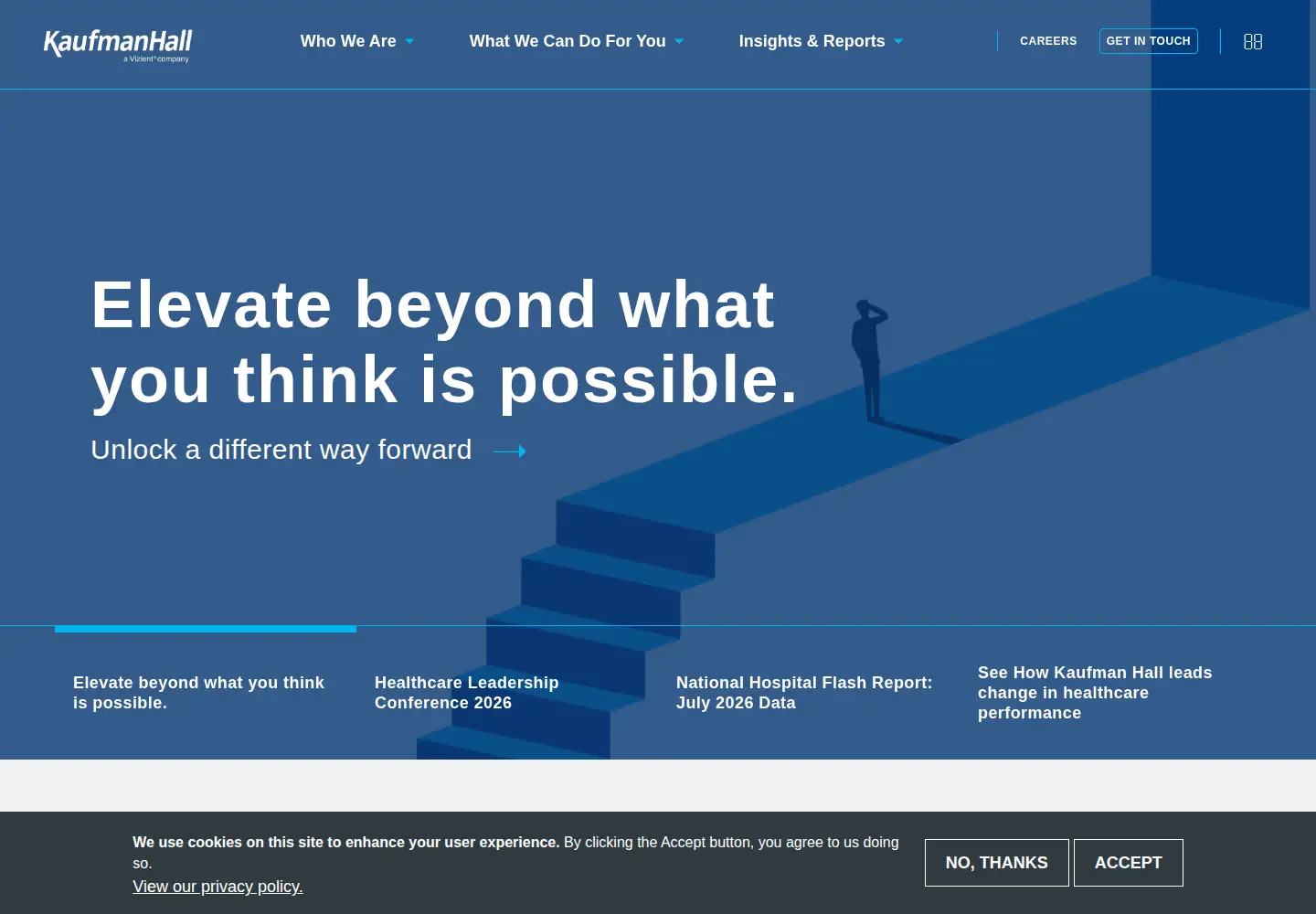 Captured homepage of kaufmanhall.com in the current scan