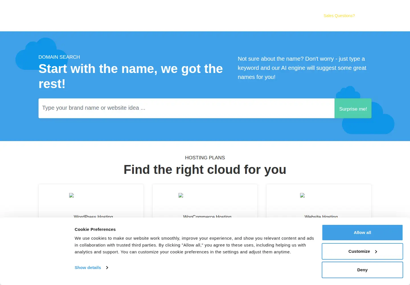 Screenshot of fastcomet.com