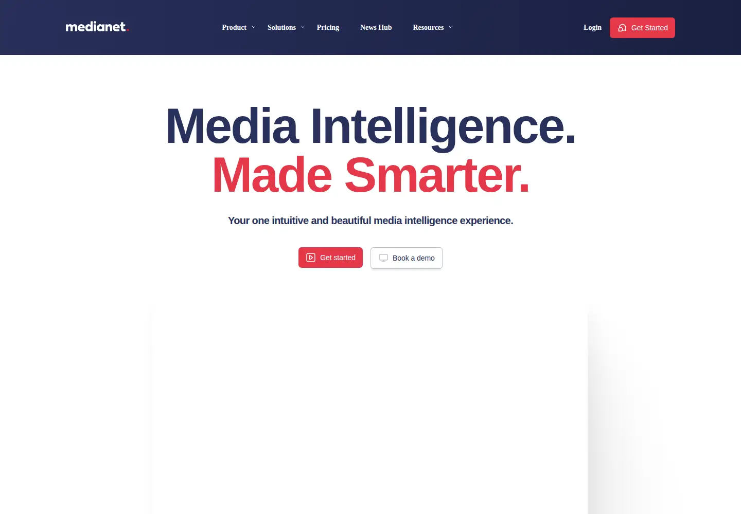 Captured homepage of medianet.com.au in the current scan