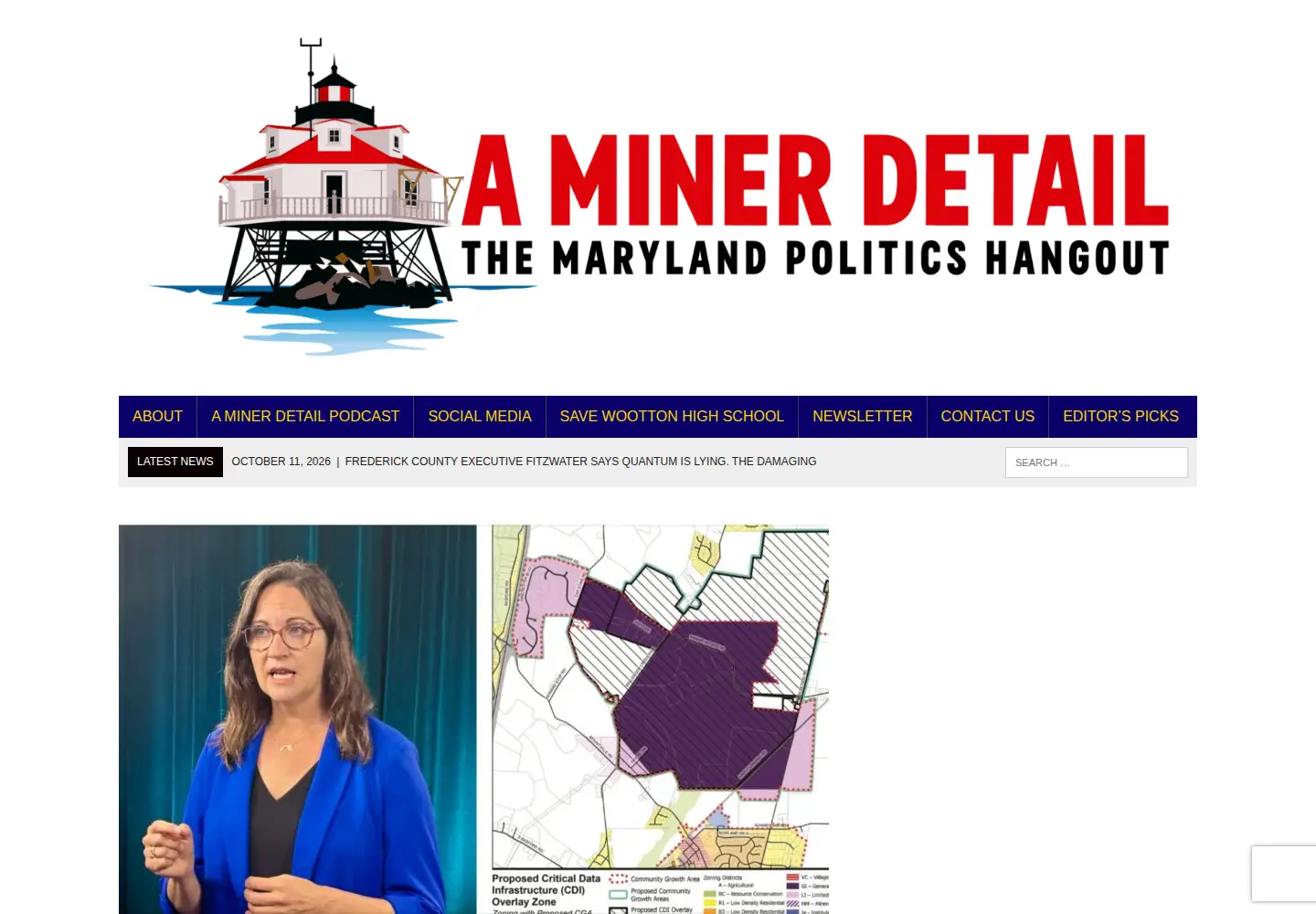 Screenshot of aminerdetail.com