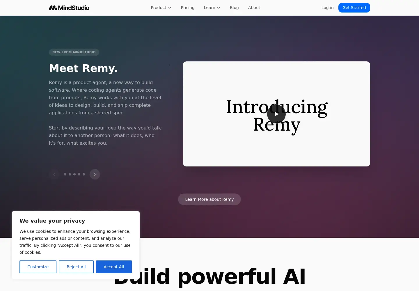 Screenshot of mindstudio.ai
