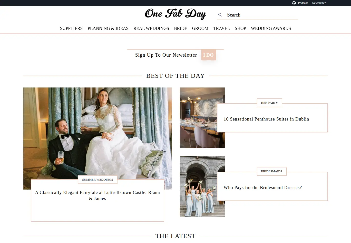 Screenshot of onefabday.com