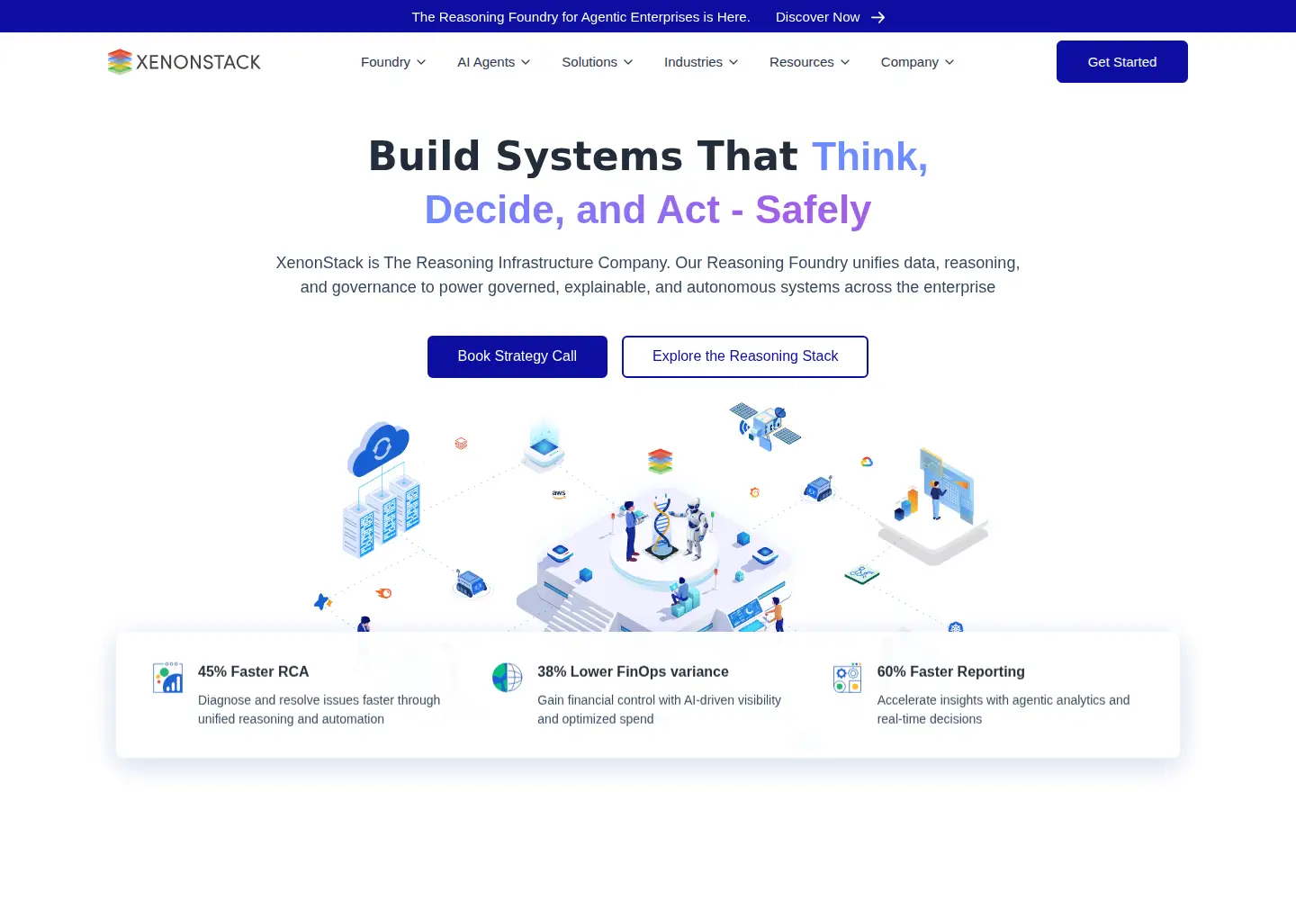 Captured homepage of xenonstack.com in the current scan