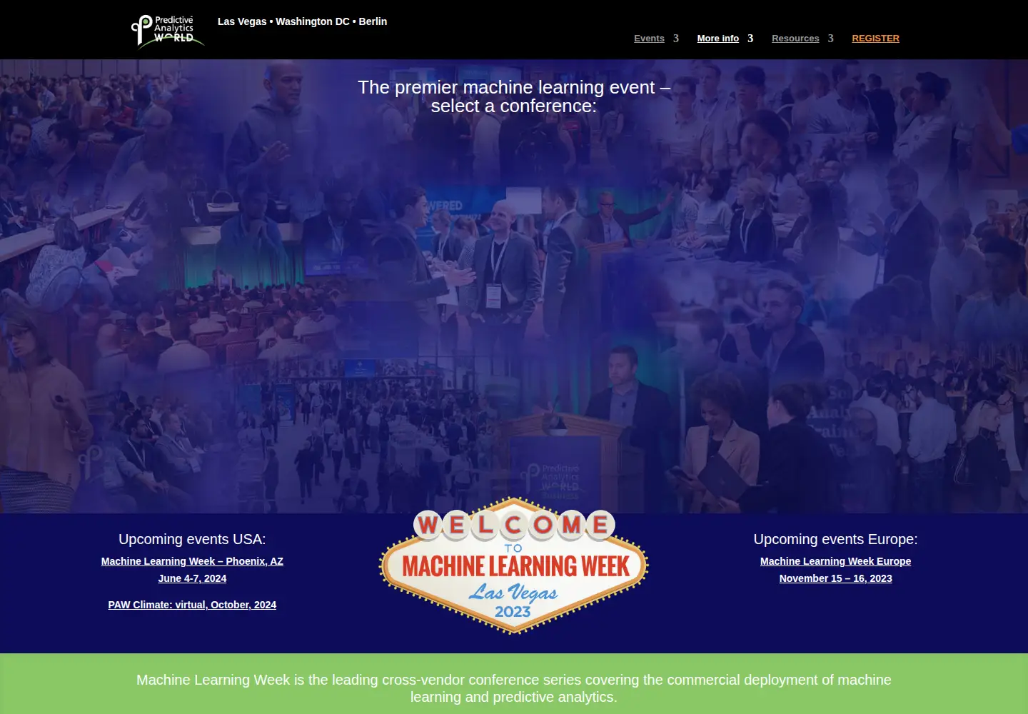 Screenshot of predictiveanalyticsworld.com