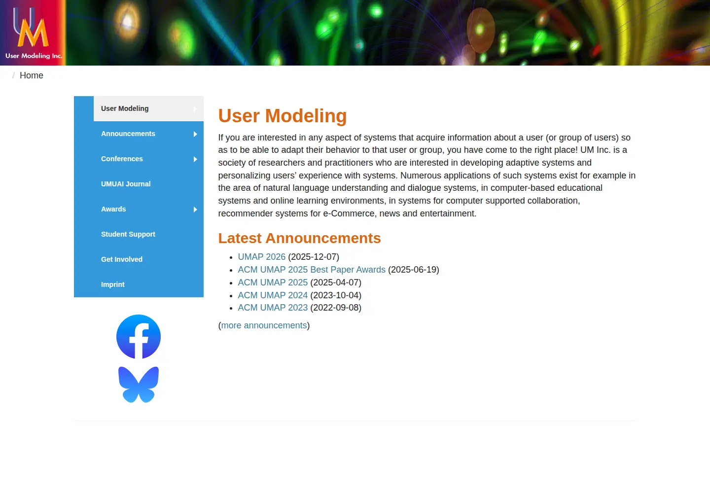 Screenshot of um.org
