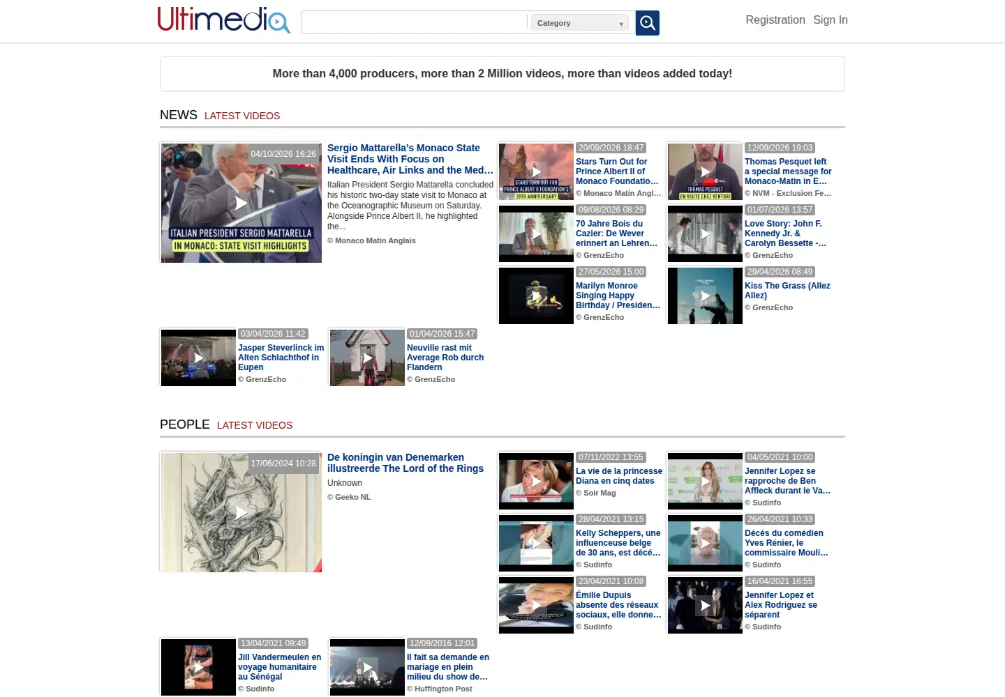 Screenshot of ultimedia.com