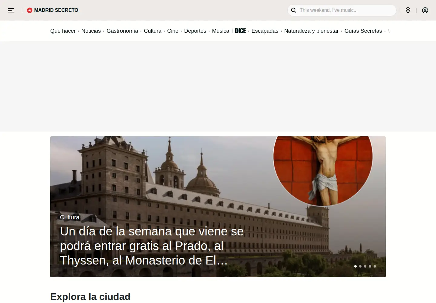 Screenshot of madridsecreto.co
