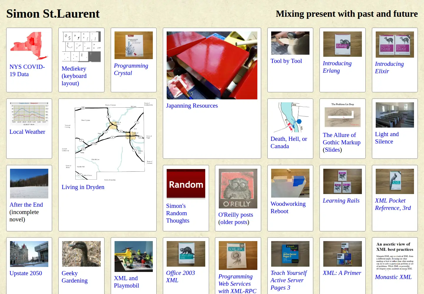Screenshot of simonstl.com