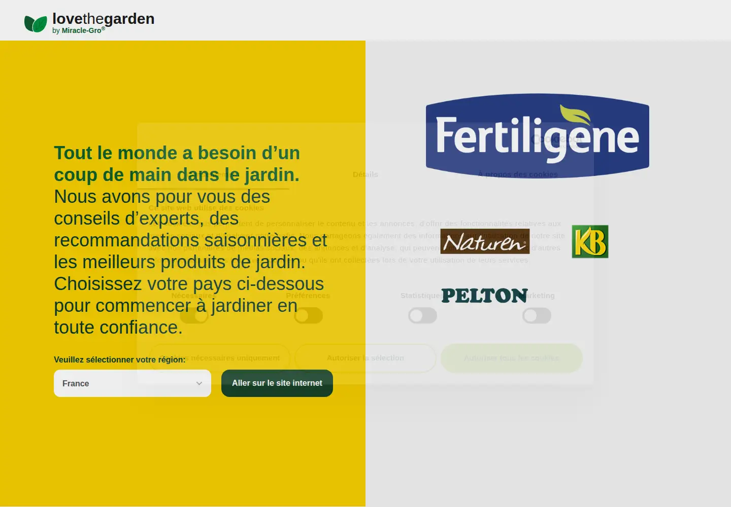 Screenshot of lovethegarden.com