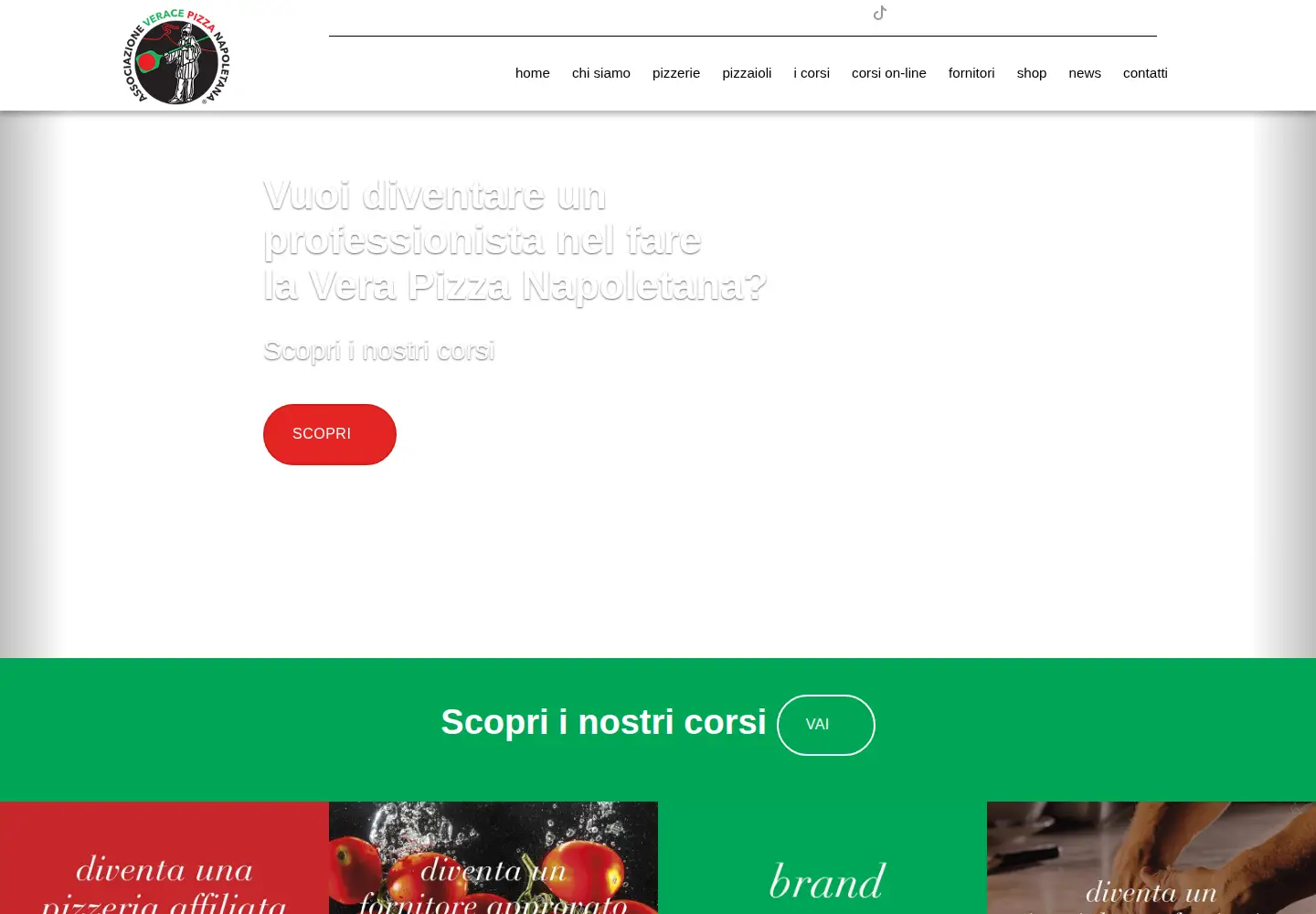 Captured homepage of pizzanapoletana.org in the current scan