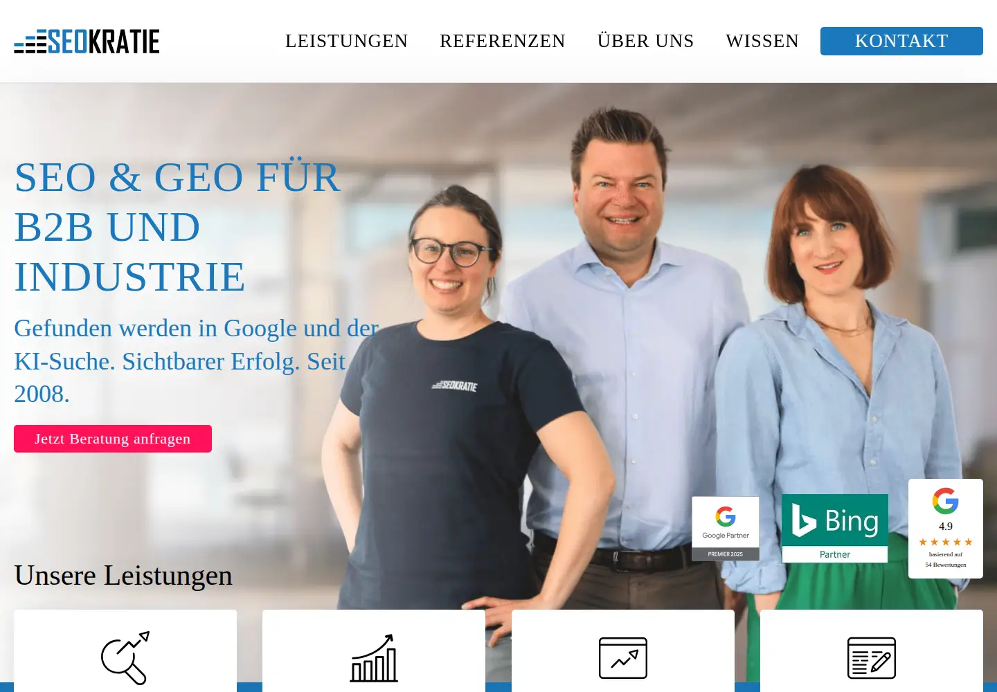 Screenshot of seokratie.de