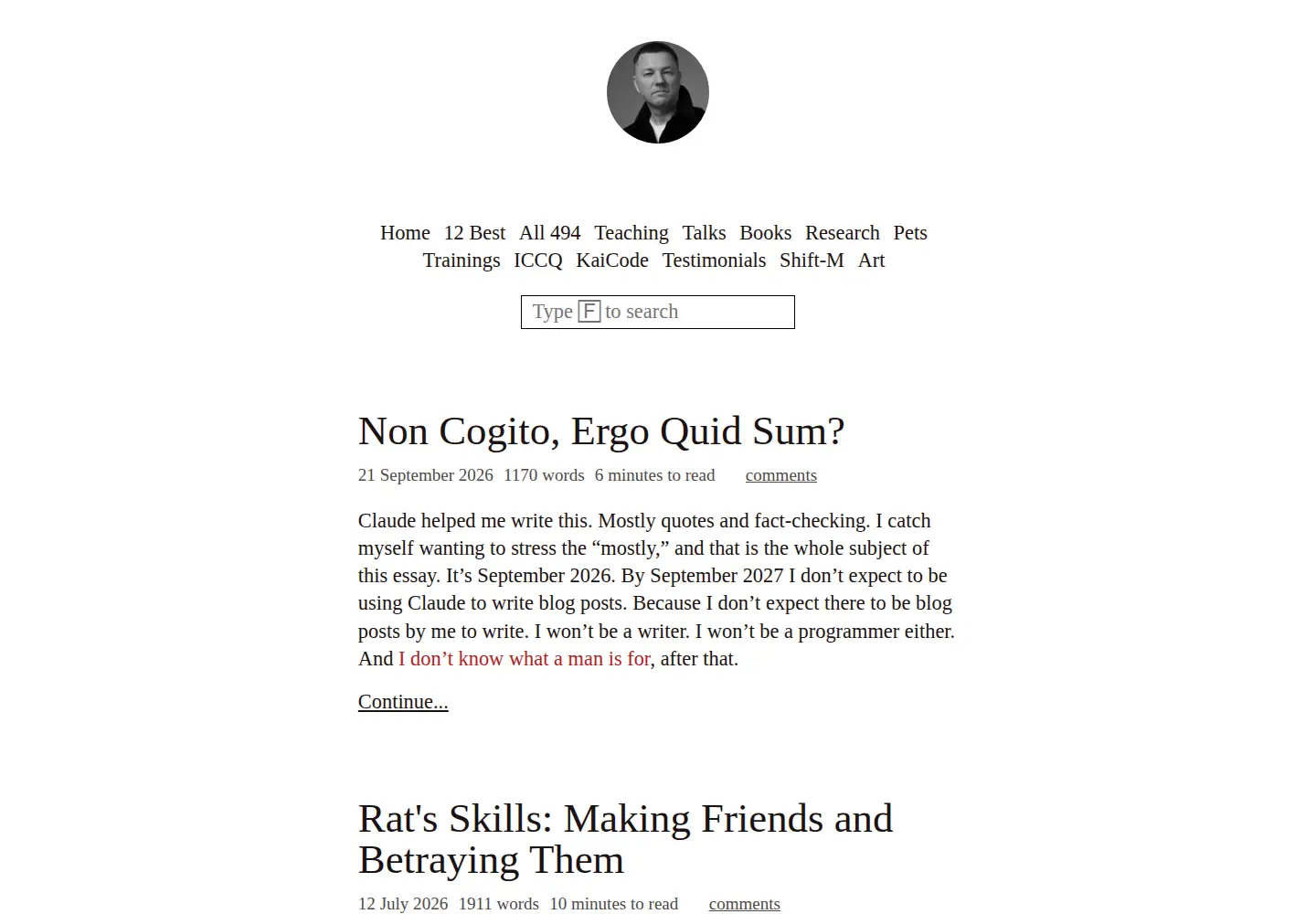 Screenshot of yegor256.com