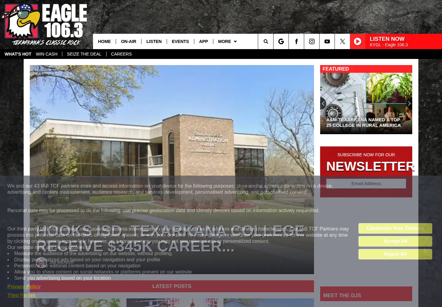 Screenshot of kygl.com