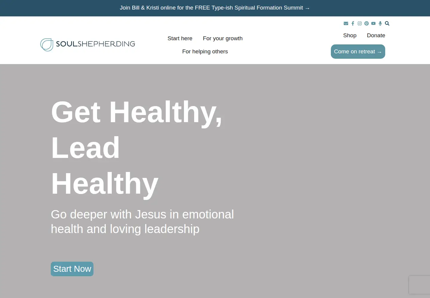 Screenshot of soulshepherding.org