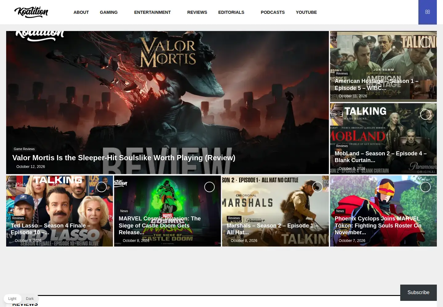 Screenshot of thekoalition.com