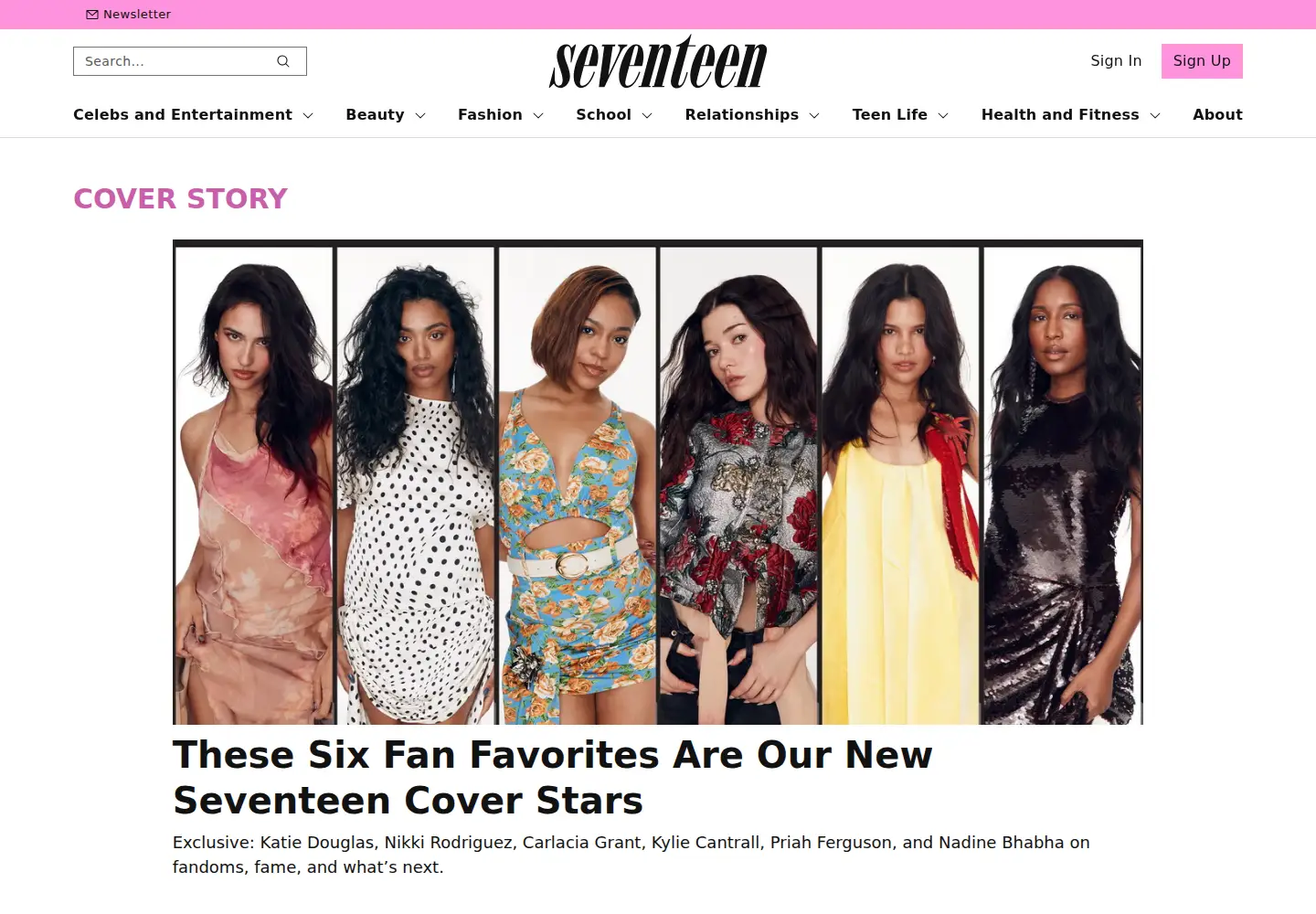 Screenshot of gurl.com