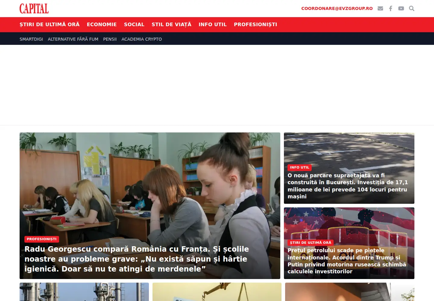 Screenshot of capital.ro