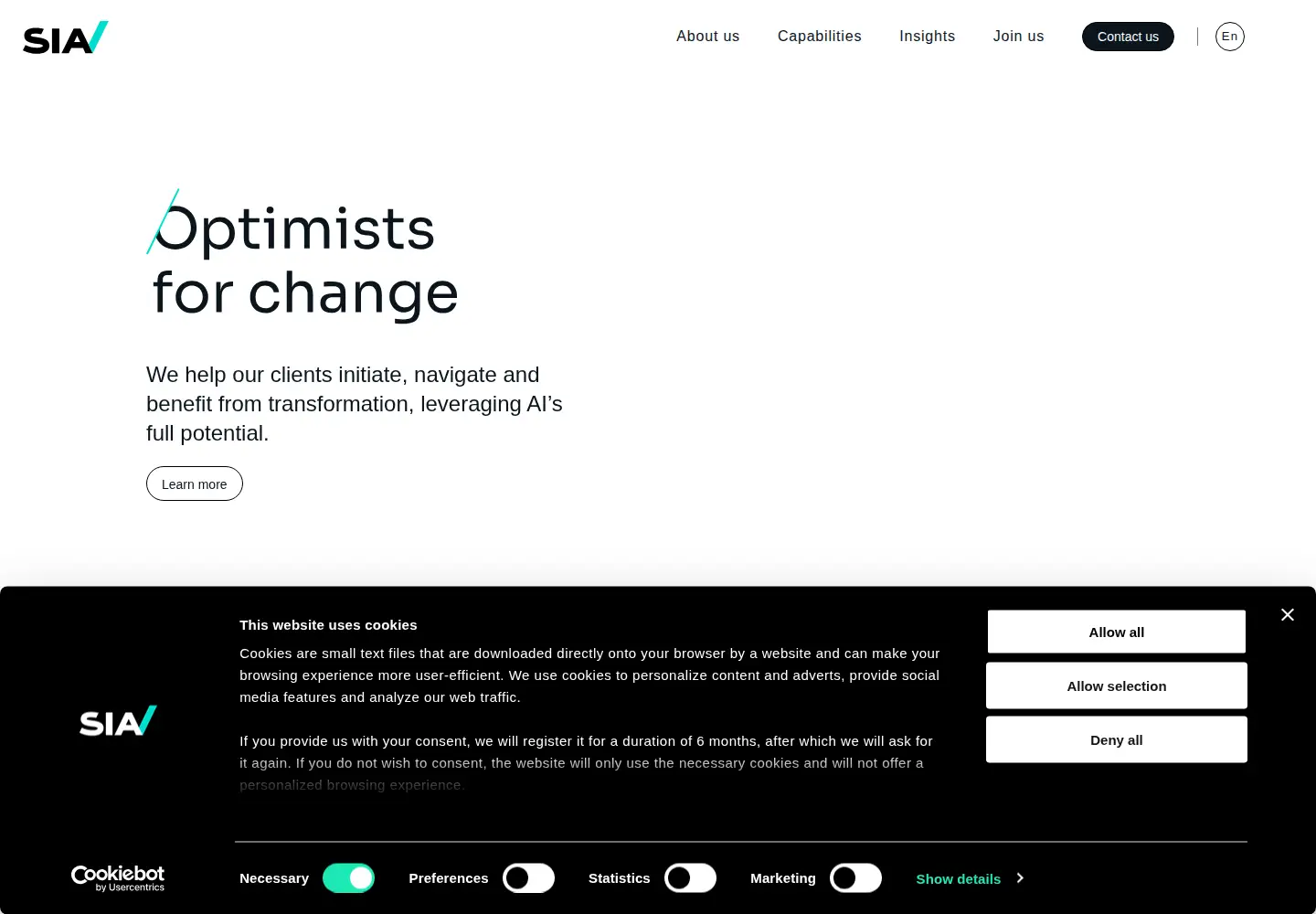 Screenshot of sia-partners.com