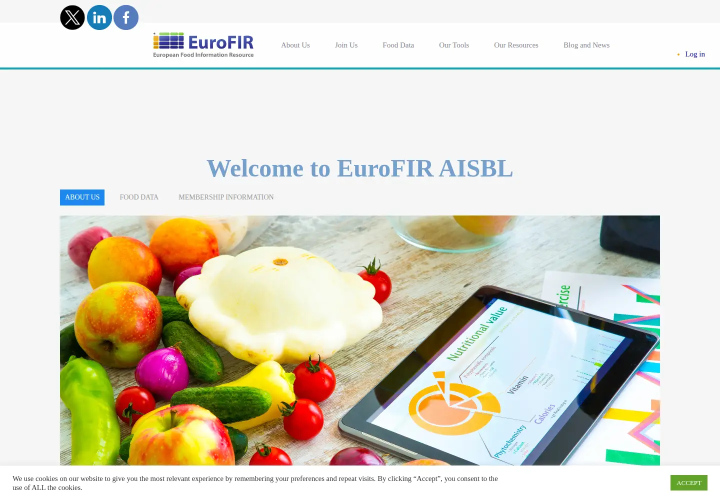 Screenshot of eurofir.org