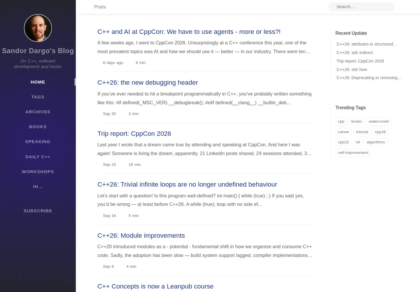 Screenshot of sandordargo.com