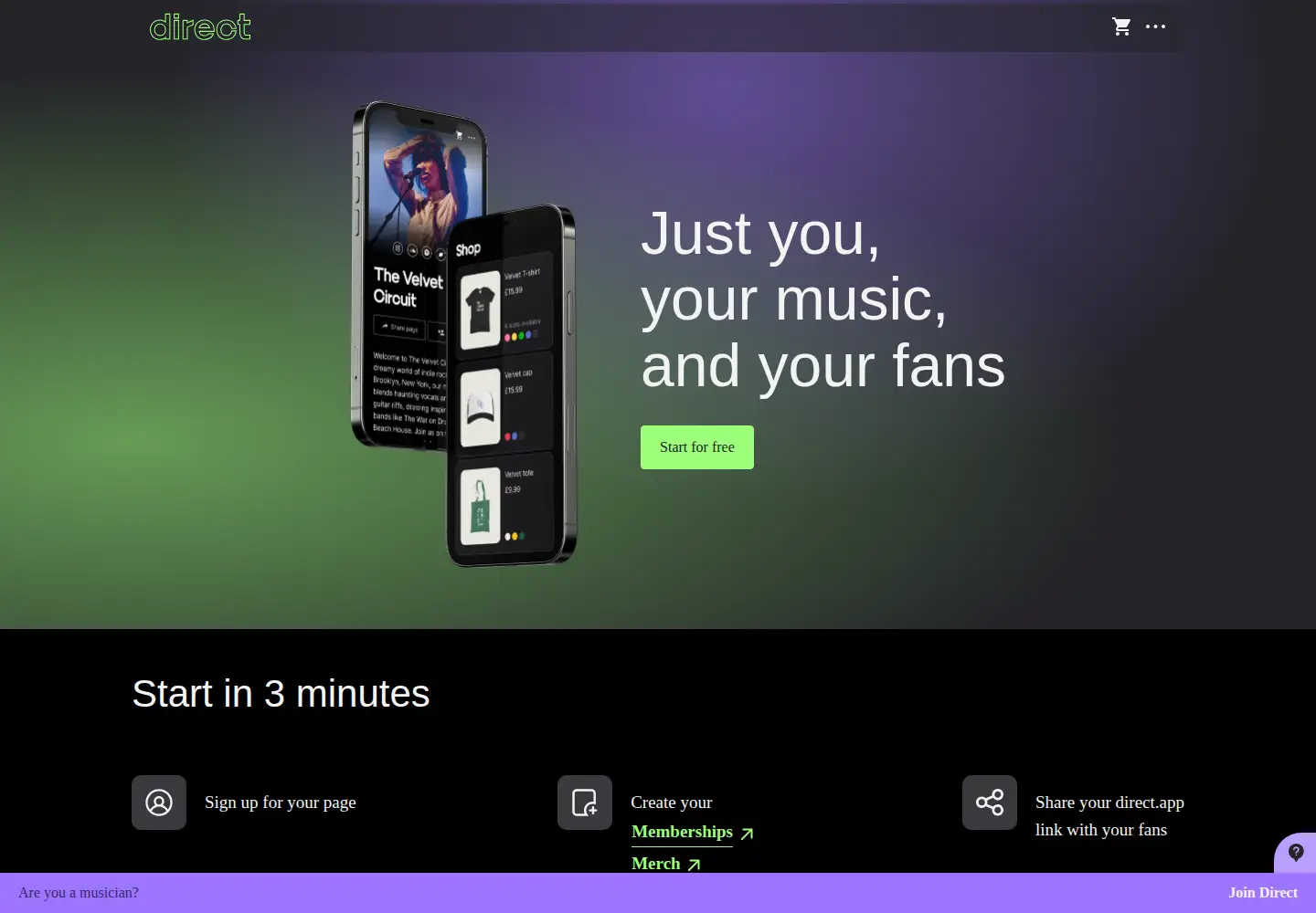 Screenshot of dizzyjam.com