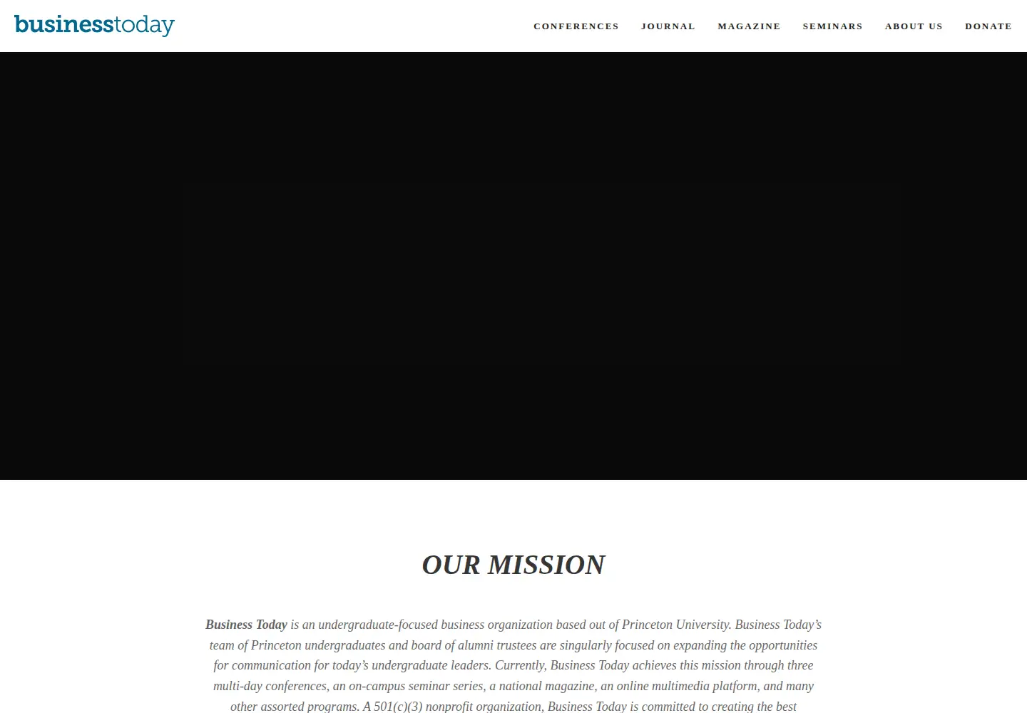 Screenshot of businesstoday.org