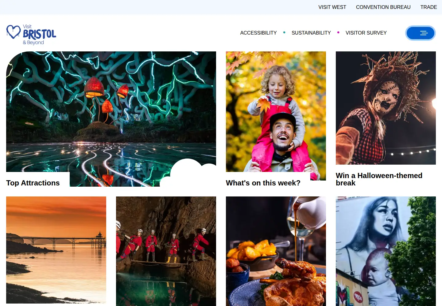 Screenshot of visitbristol.co.uk