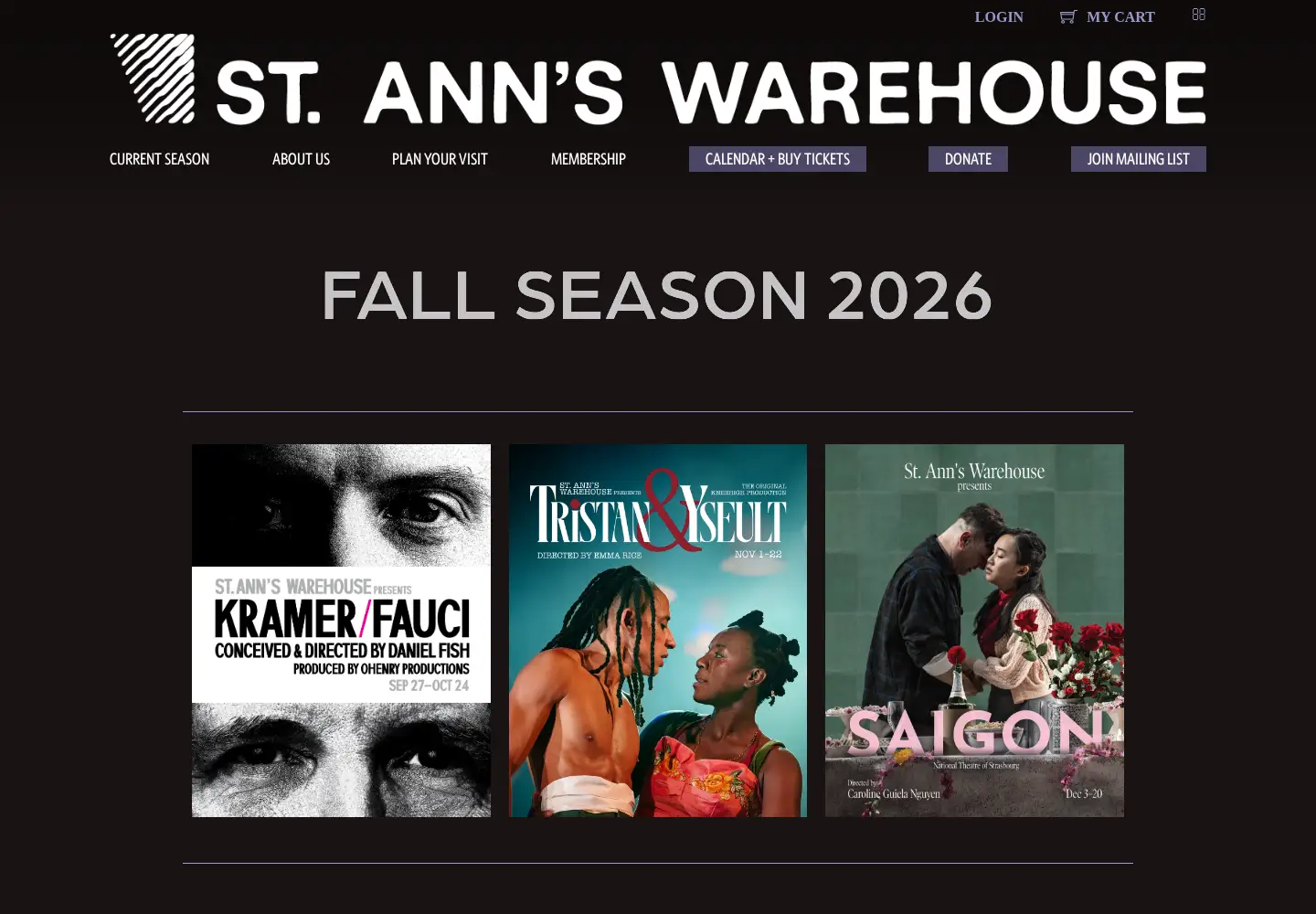 Screenshot of stannswarehouse.org