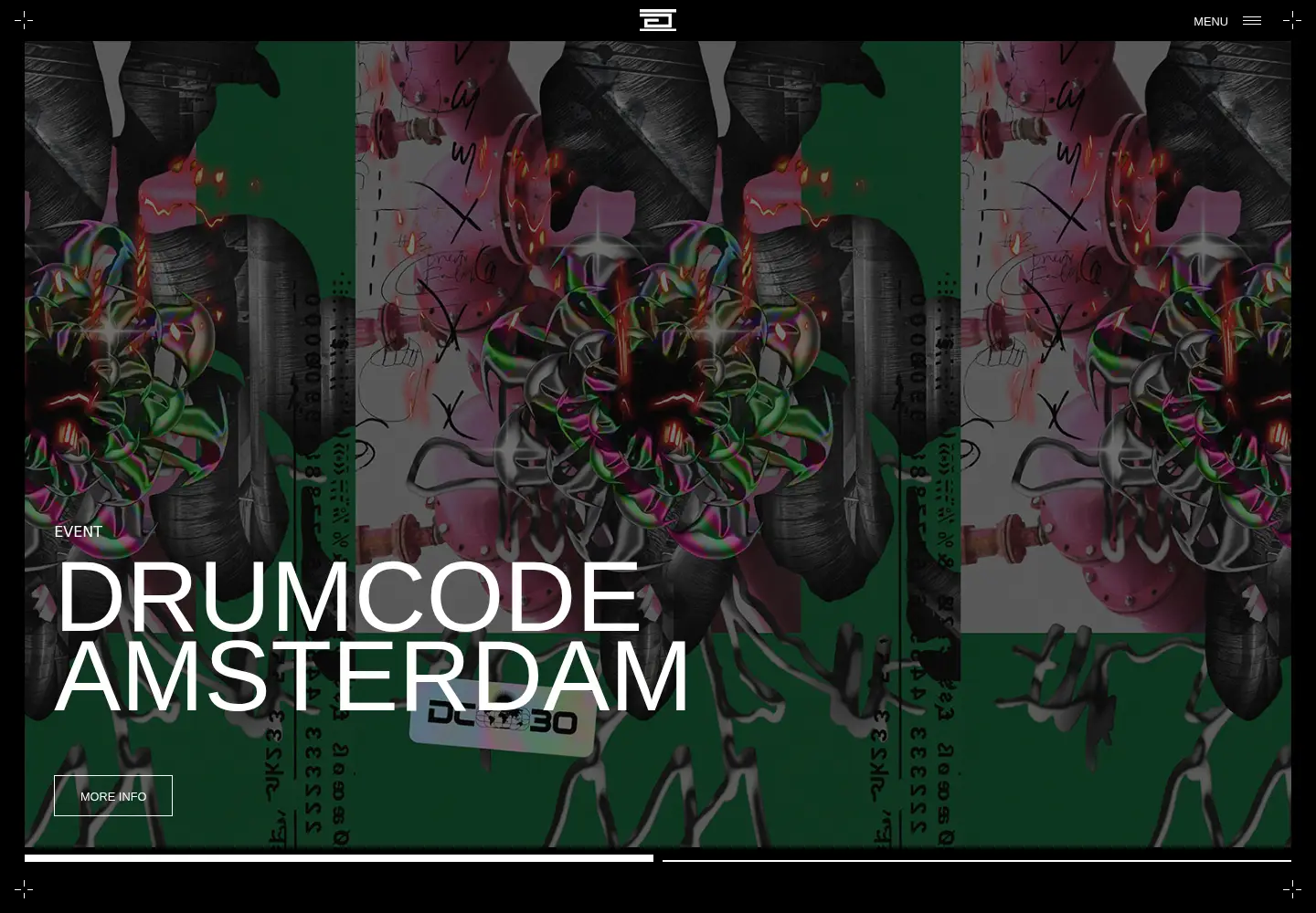Captured homepage of drumcode.se in the current scan