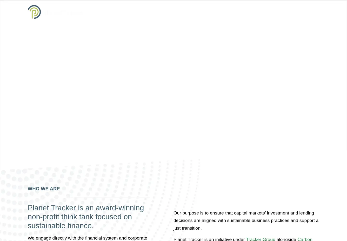 Screenshot of planet-tracker.org