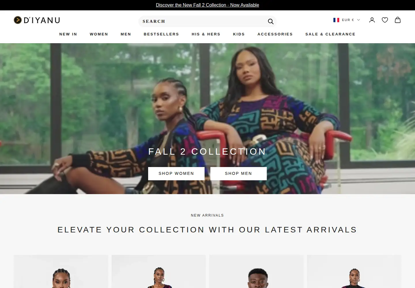 Screenshot of diyanu.com