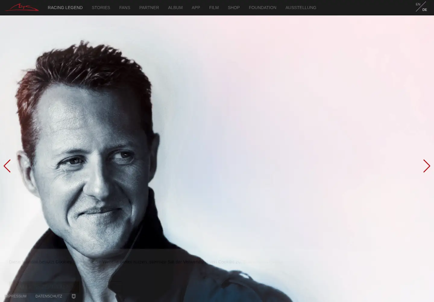 Screenshot of michael-schumacher.de