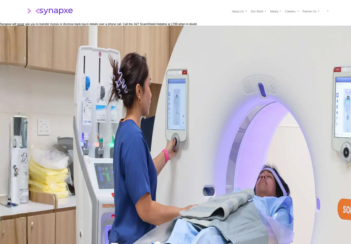 Screenshot of synapxe.sg
