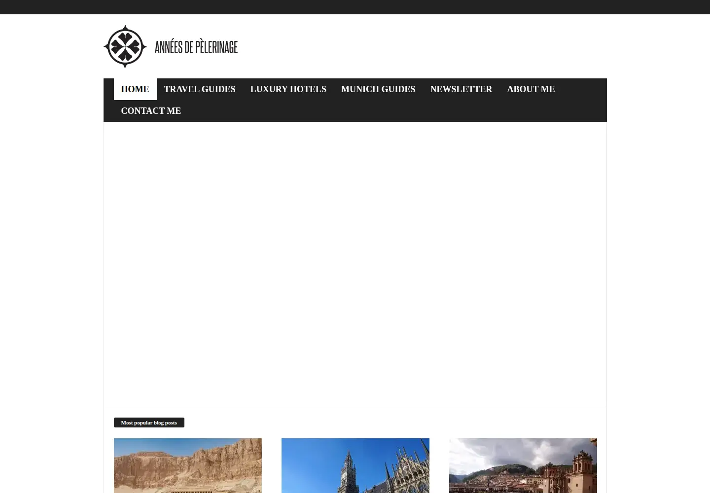 Captured homepage of annees-de-pelerinage.com in the current scan