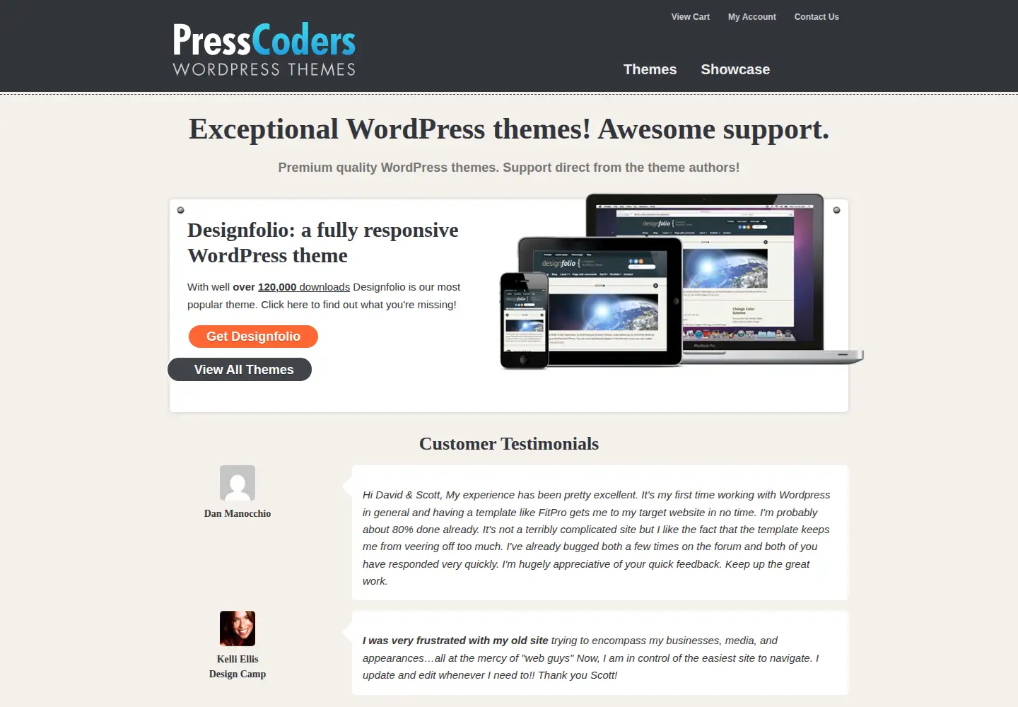 Screenshot of presscoders.com